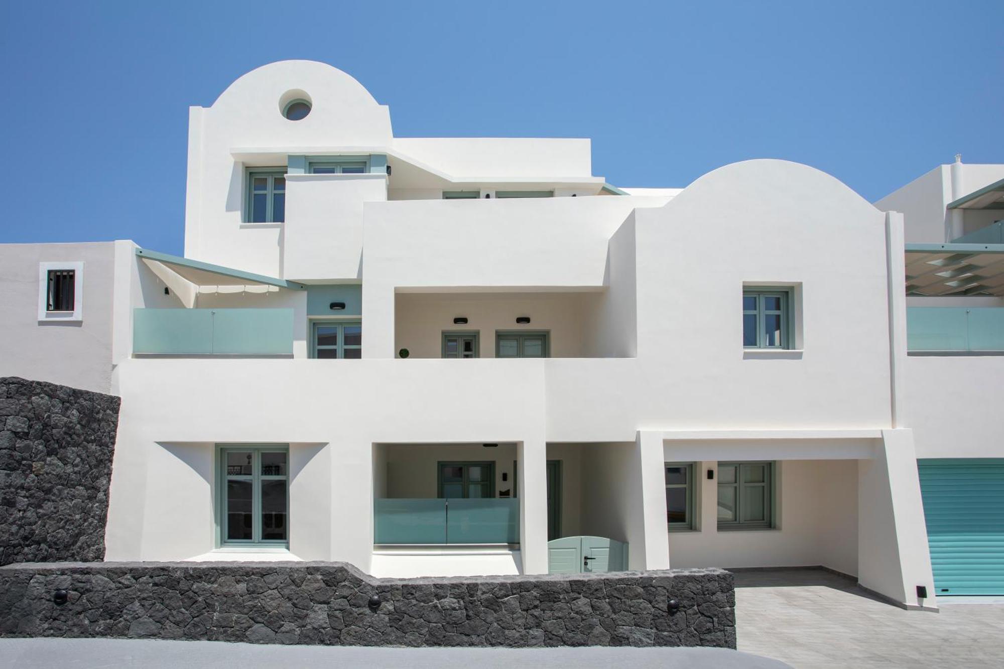 New Villa Katerina - 6 Villas & 6 Private Jacuzzi Emporio  المظهر الخارجي الصورة